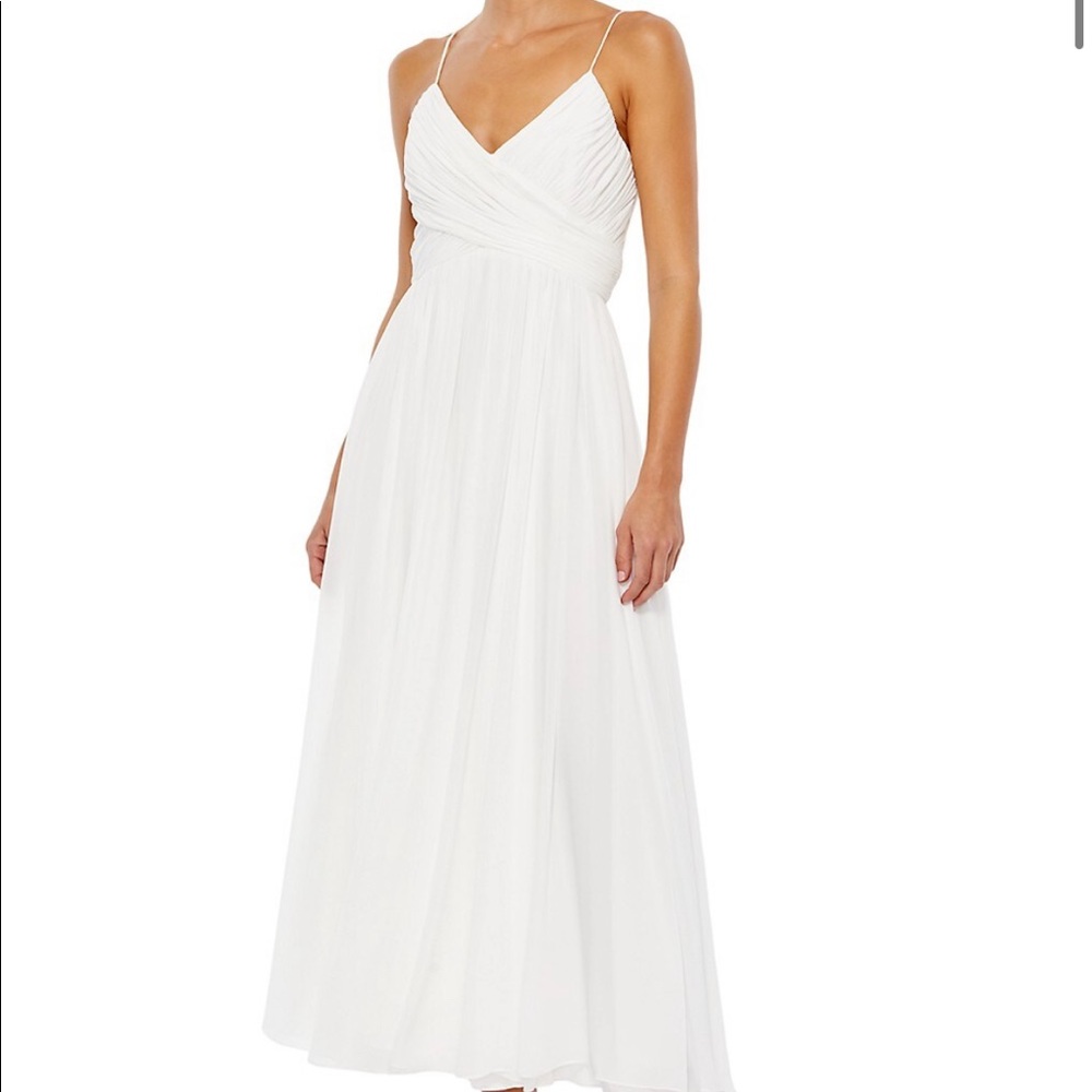 White Ieena for Mac Duggal Dress.